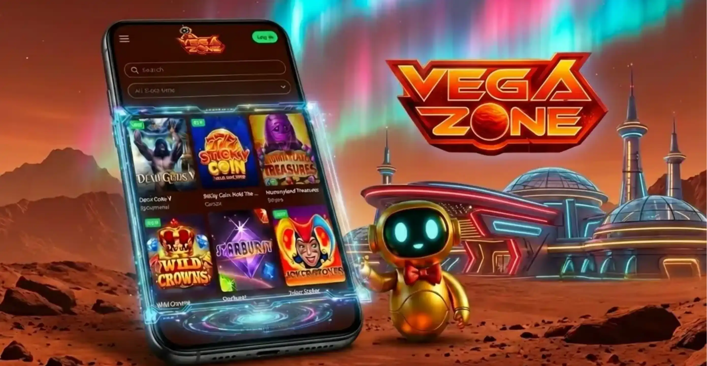 VegaZone Casino App-Screenshot